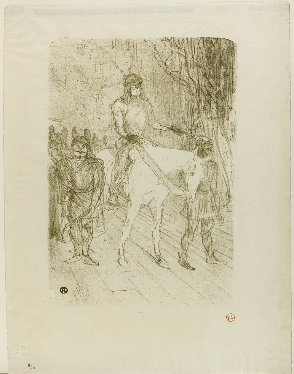 Wejście Brasseura w Chilpéric autorstwa Henri de Toulouse Lautrec