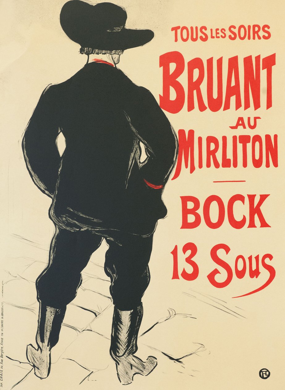 Wróbel w Mirliton, 1893. autorstwa Henri de Toulouse Lautrec