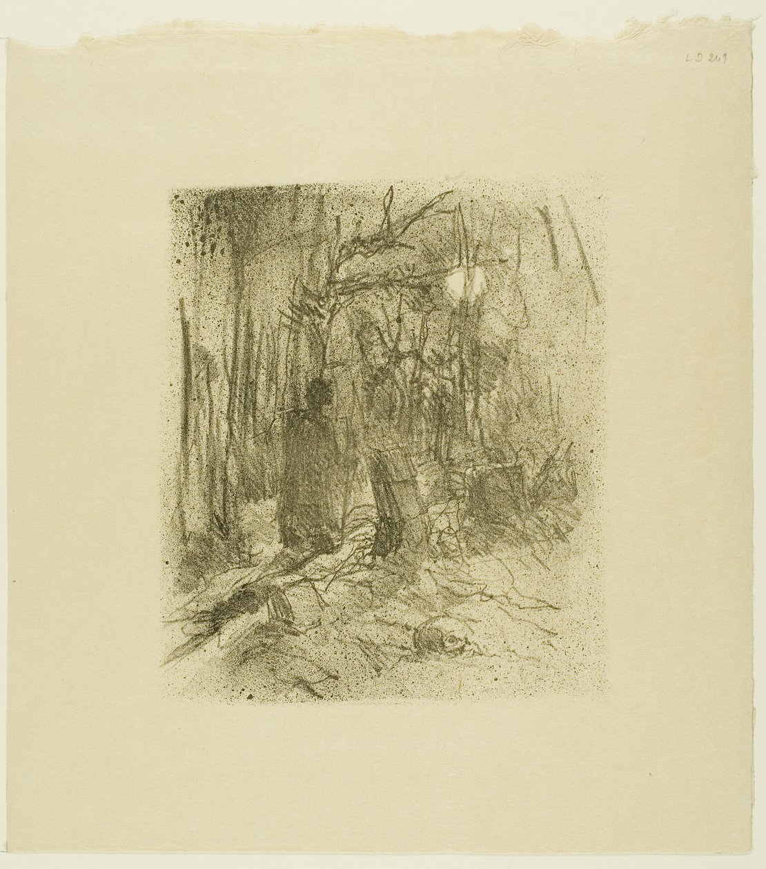 Cmentarz Busk, z Au Pied du Sinaï autorstwa Henri de Toulouse Lautrec