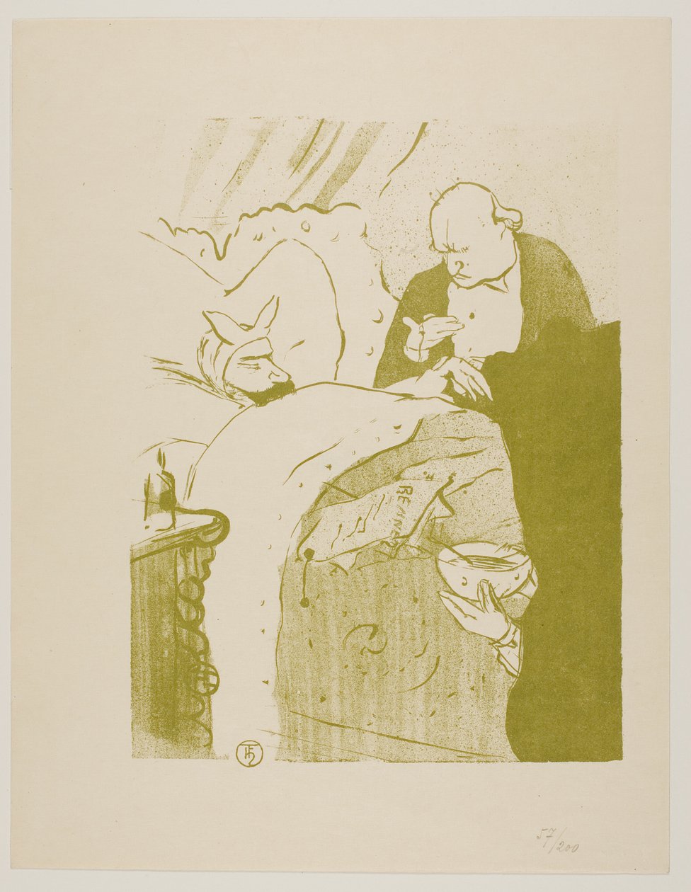 Carnot jest chory! autorstwa Henri de Toulouse Lautrec