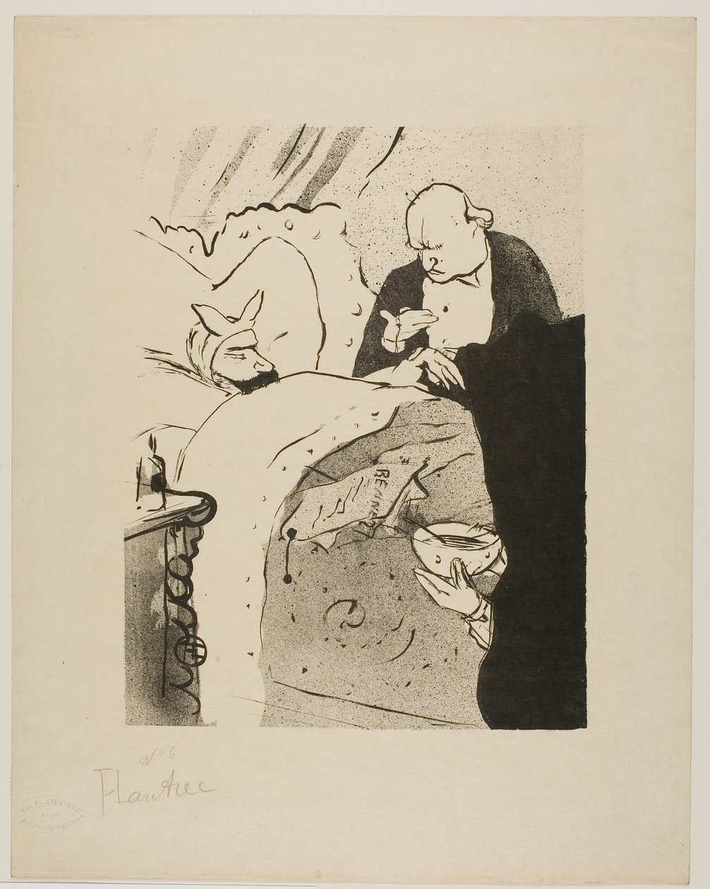 Carnot jest chory! autorstwa Henri de Toulouse Lautrec