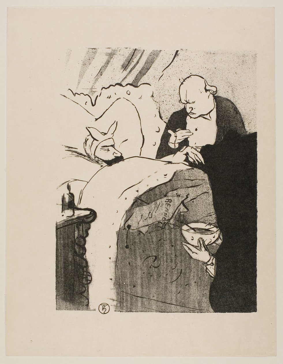 Carnot jest chory! autorstwa Henri de Toulouse Lautrec