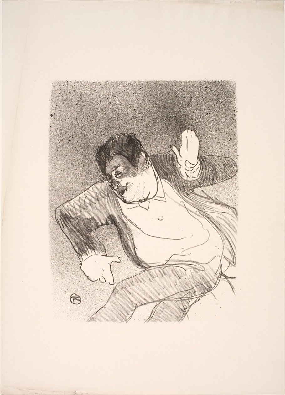 Caudieux, małe kasyno autorstwa Henri de Toulouse Lautrec