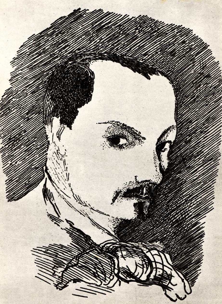 Charles Baudelaire 1821-1867 autorstwa Henri de Toulouse Lautrec