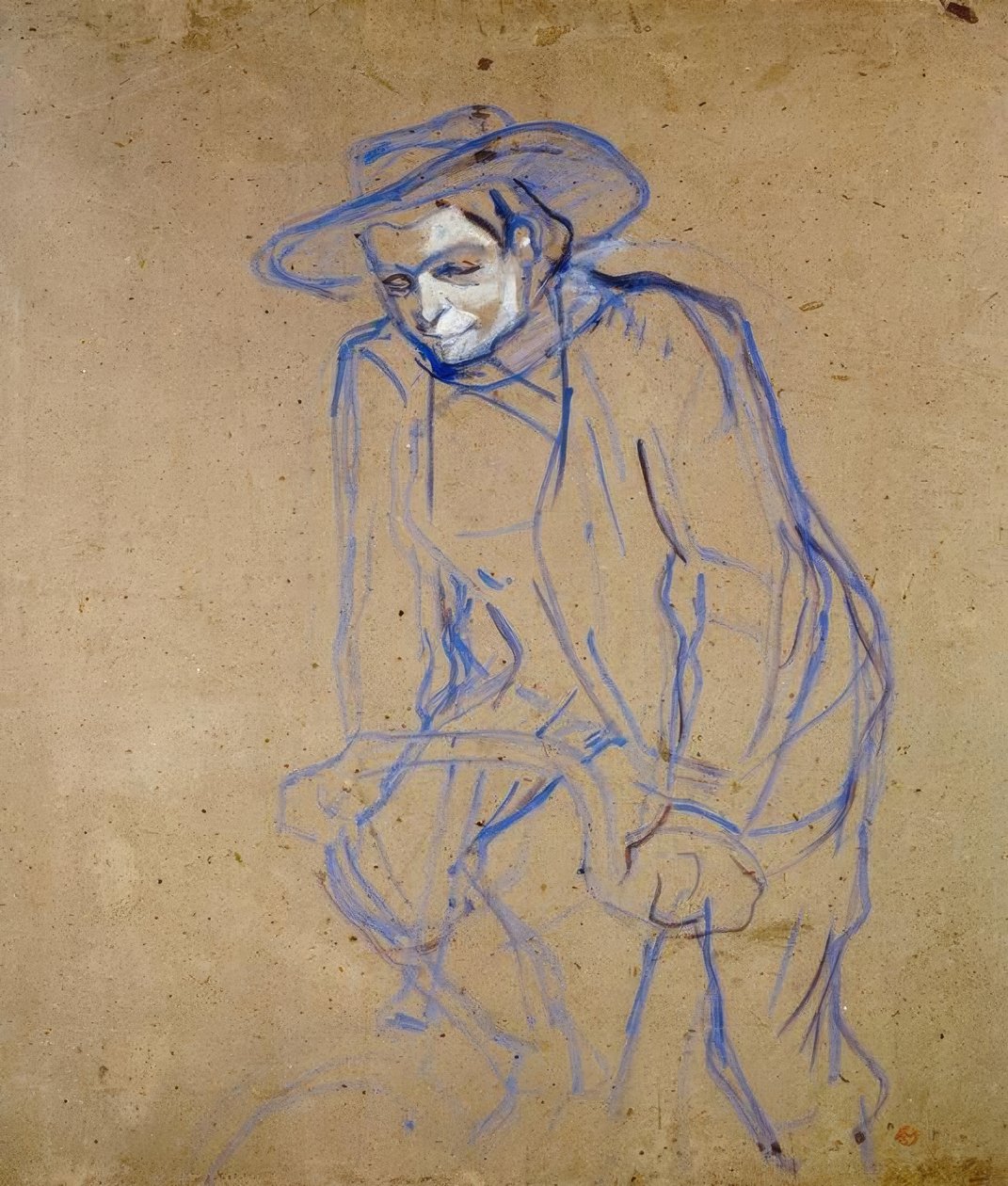 Czarny kot autorstwa Henri de Toulouse Lautrec