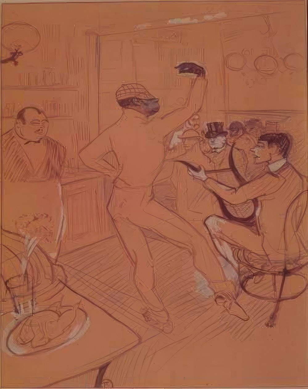 Tańcząca czekolada autorstwa Henri de Toulouse Lautrec