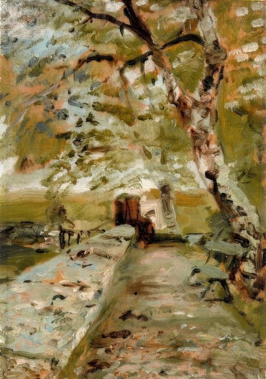 Zamek Boś. Taras autorstwa Henri de Toulouse Lautrec
