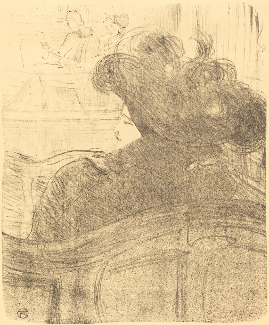 Cleo de Merode autorstwa Henri de Toulouse Lautrec