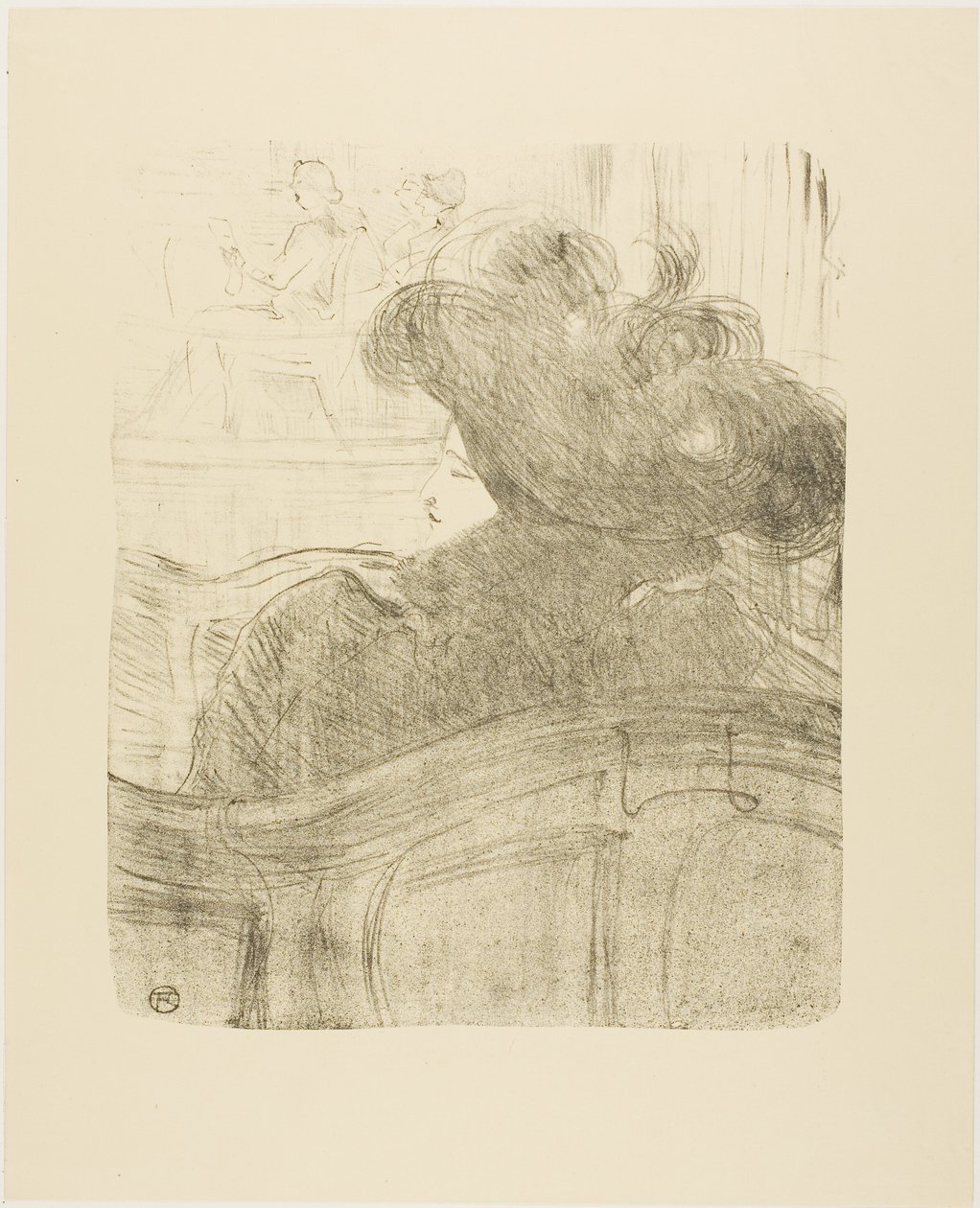 Cléo de Mérode, z Trzynastu Litografii autorstwa Henri de Toulouse Lautrec