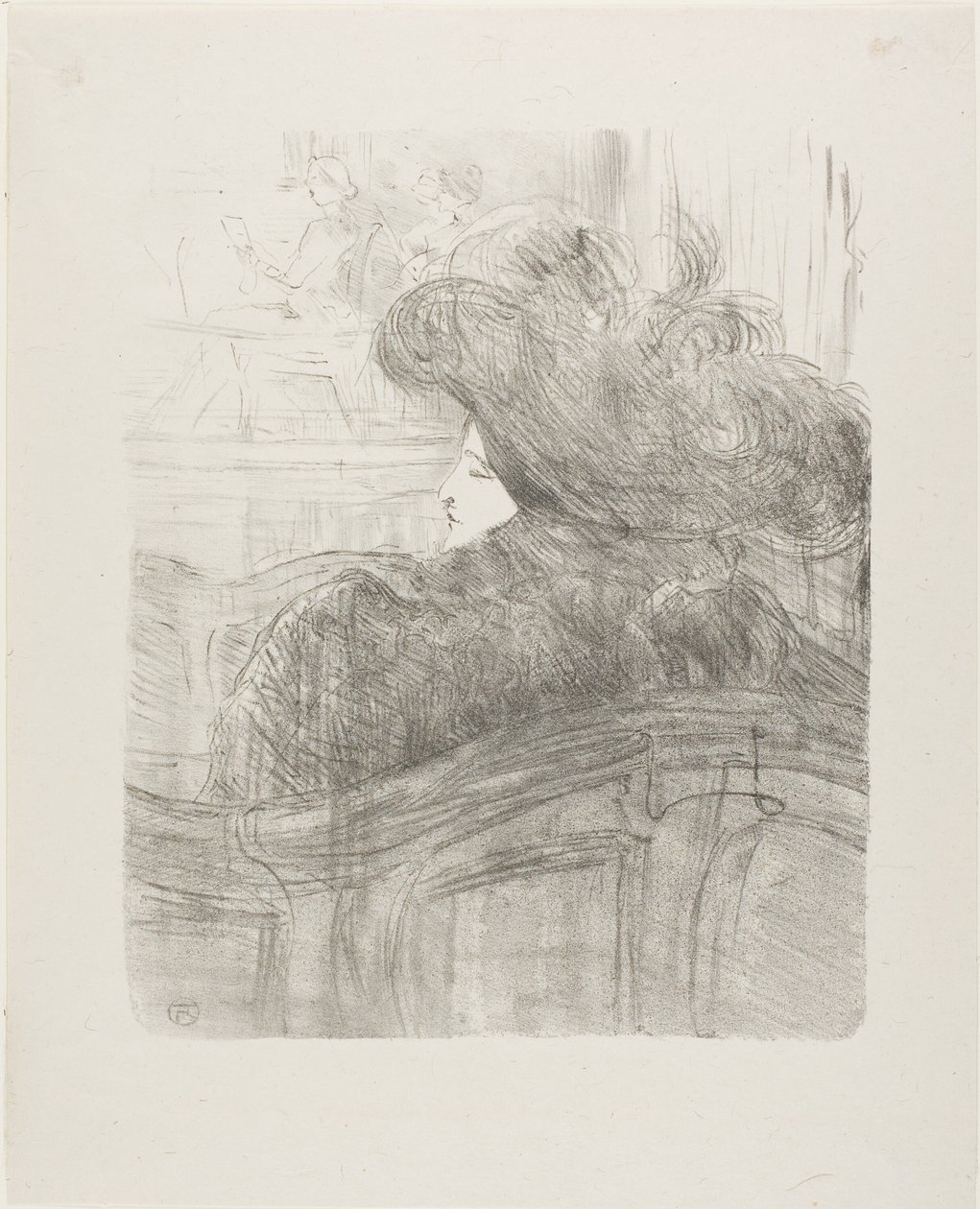 Cléo de Mérode, z Trzynastu Litografii autorstwa Henri de Toulouse Lautrec