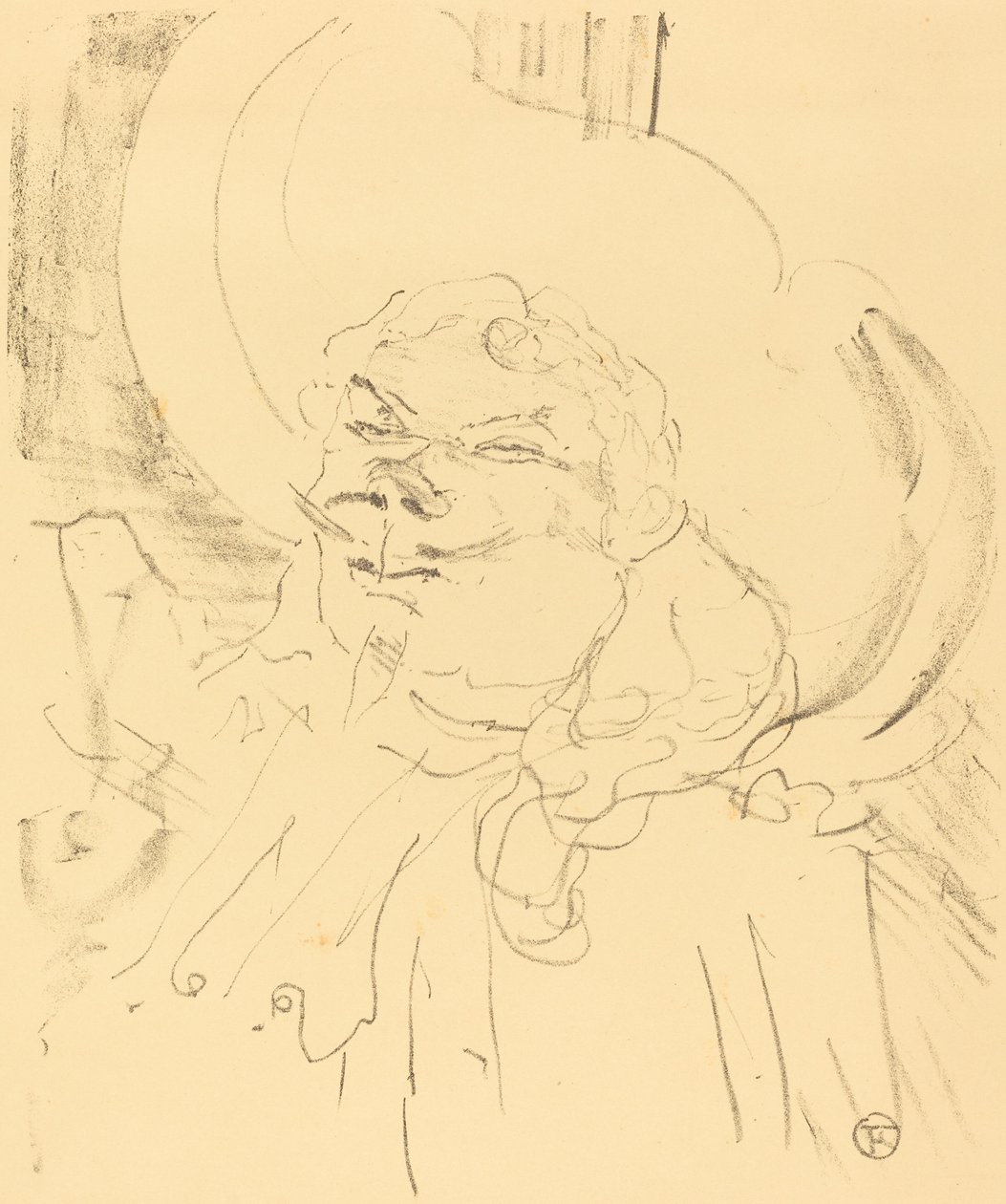 Coquelin Starszy (Coquelin aine) autorstwa Henri de Toulouse Lautrec