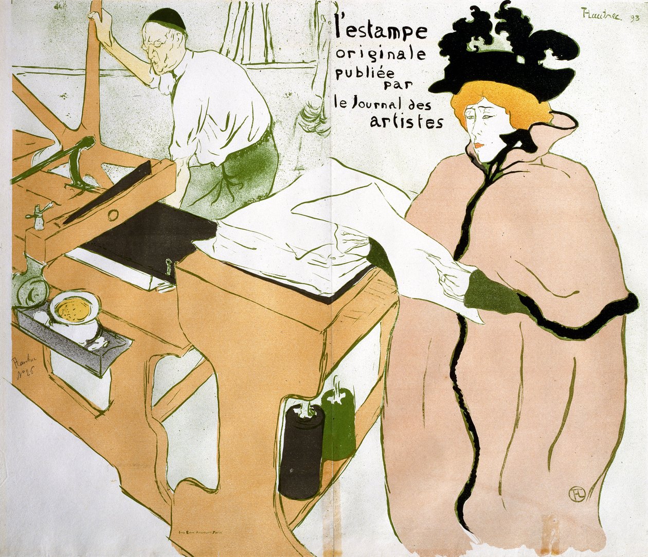 Okładka „Oryginalny nadruk” autorstwa Henri de Toulouse Lautrec