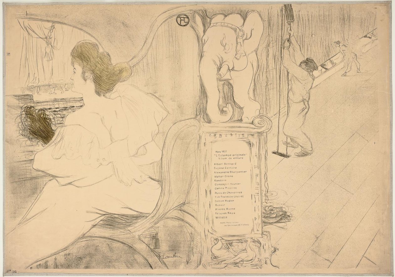 Oryginalna okładka z nadrukiem autorstwa Henri de Toulouse Lautrec