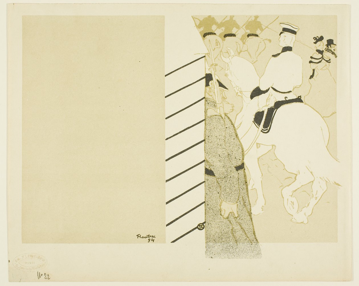 Okładka dla Babylon of Germany autorstwa Henri de Toulouse Lautrec