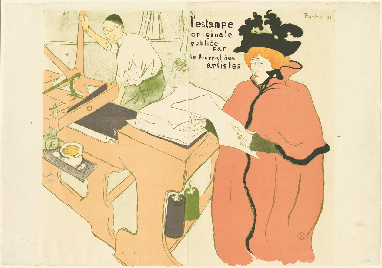 Okładka „Oryginalnego druku” (okładka „Oryginalnego druku”) autorstwa Henri de Toulouse Lautrec