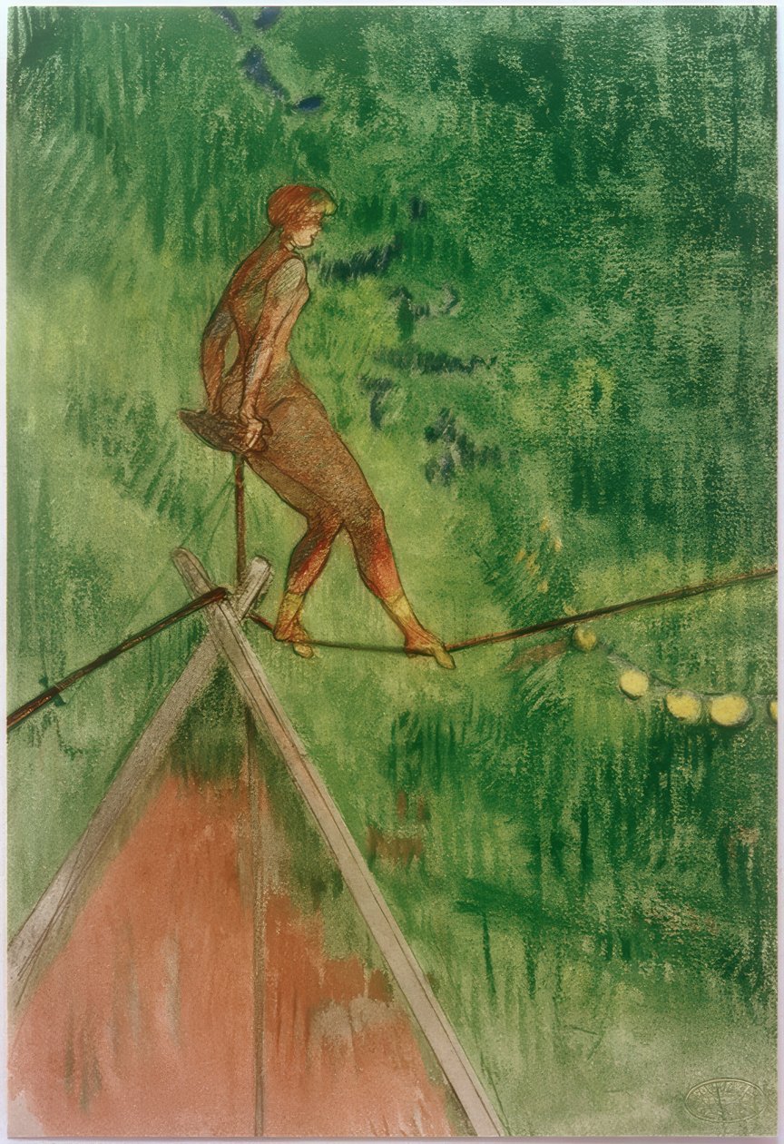 Tancerka na linie autorstwa Henri de Toulouse Lautrec