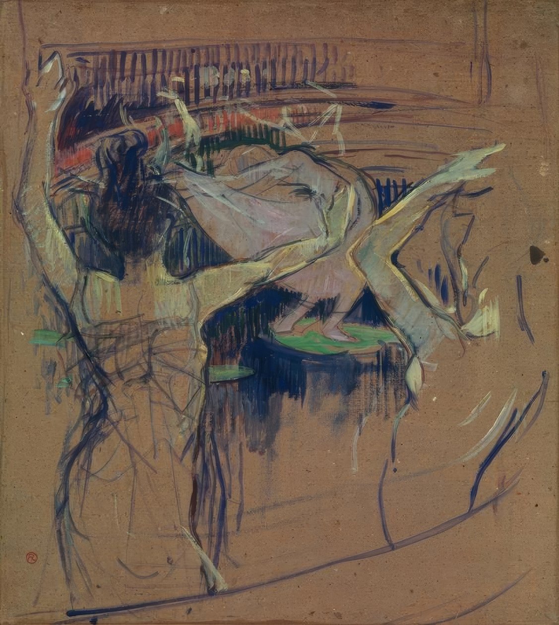 Das Ballett Papa Chryzantema autorstwa Henri de Toulouse Lautrec
