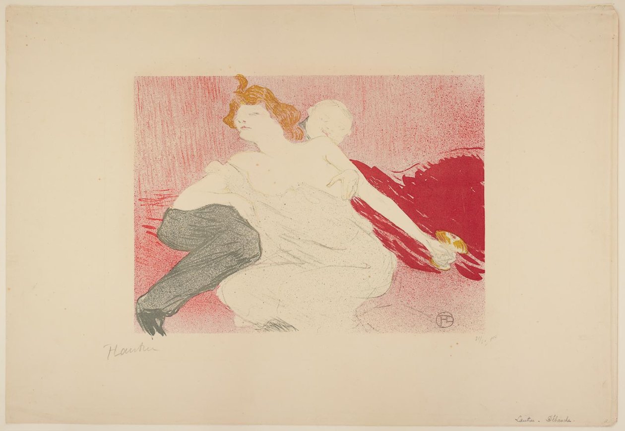 Rozpusta autorstwa Henri de Toulouse-Lautrec
