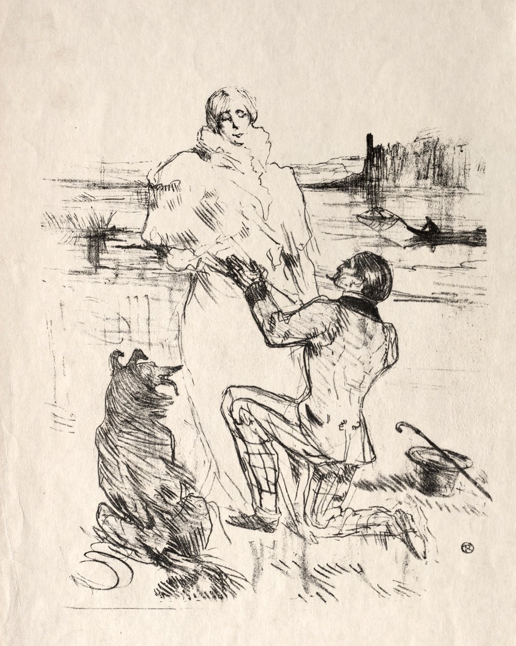 Oświadczenie autorstwa Henri de Toulouse Lautrec