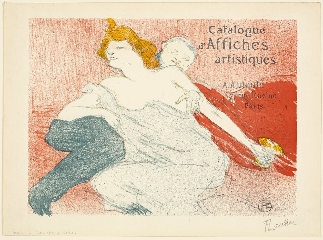 Rozpusta (druga płyta) autorstwa Henri de Toulouse Lautrec