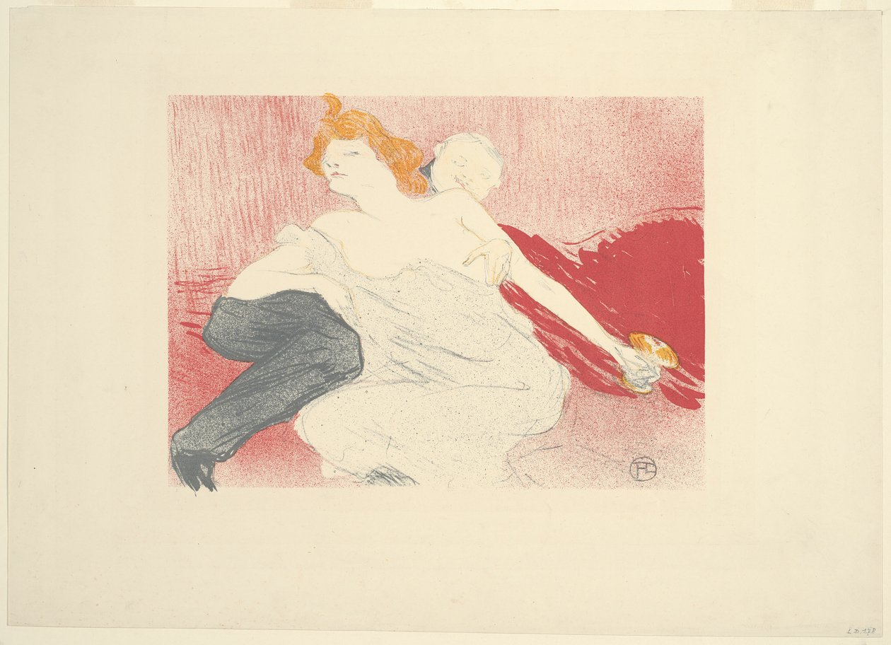 Rozpusta (druga płyta) autorstwa Henri de Toulouse Lautrec