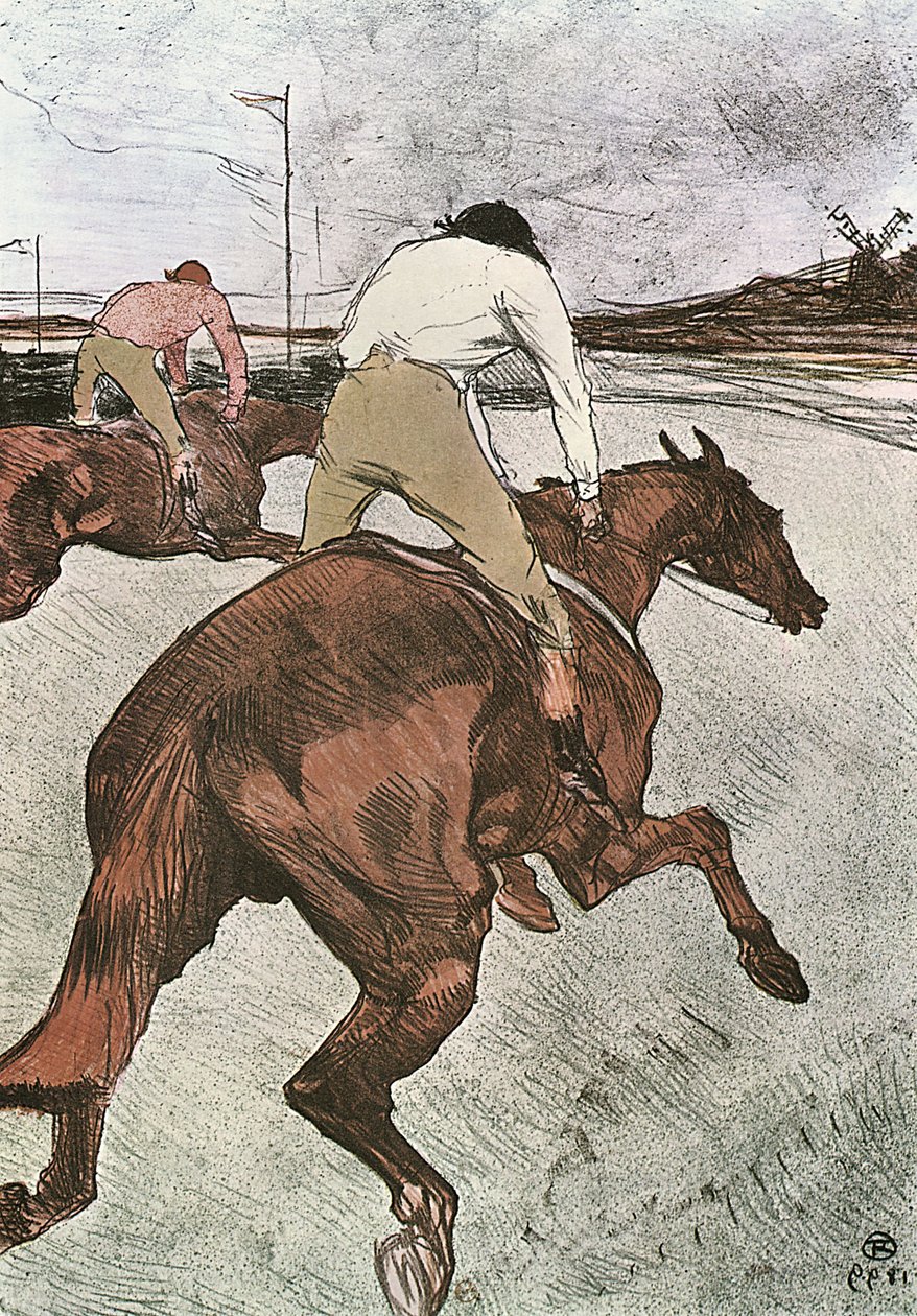 Dżokej autorstwa Henri de Toulouse Lautrec