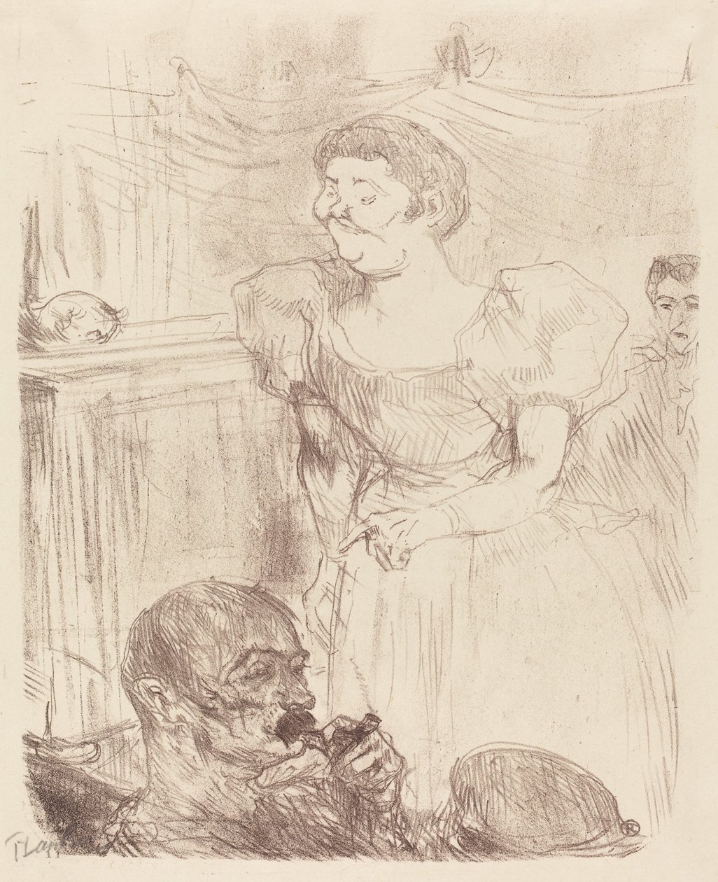 Di Ti Fellow - Anglicy na Cafe-Concert (Di Ti Fellow - Anglaise au Café-Concert) autorstwa Henri de Toulouse Lautrec