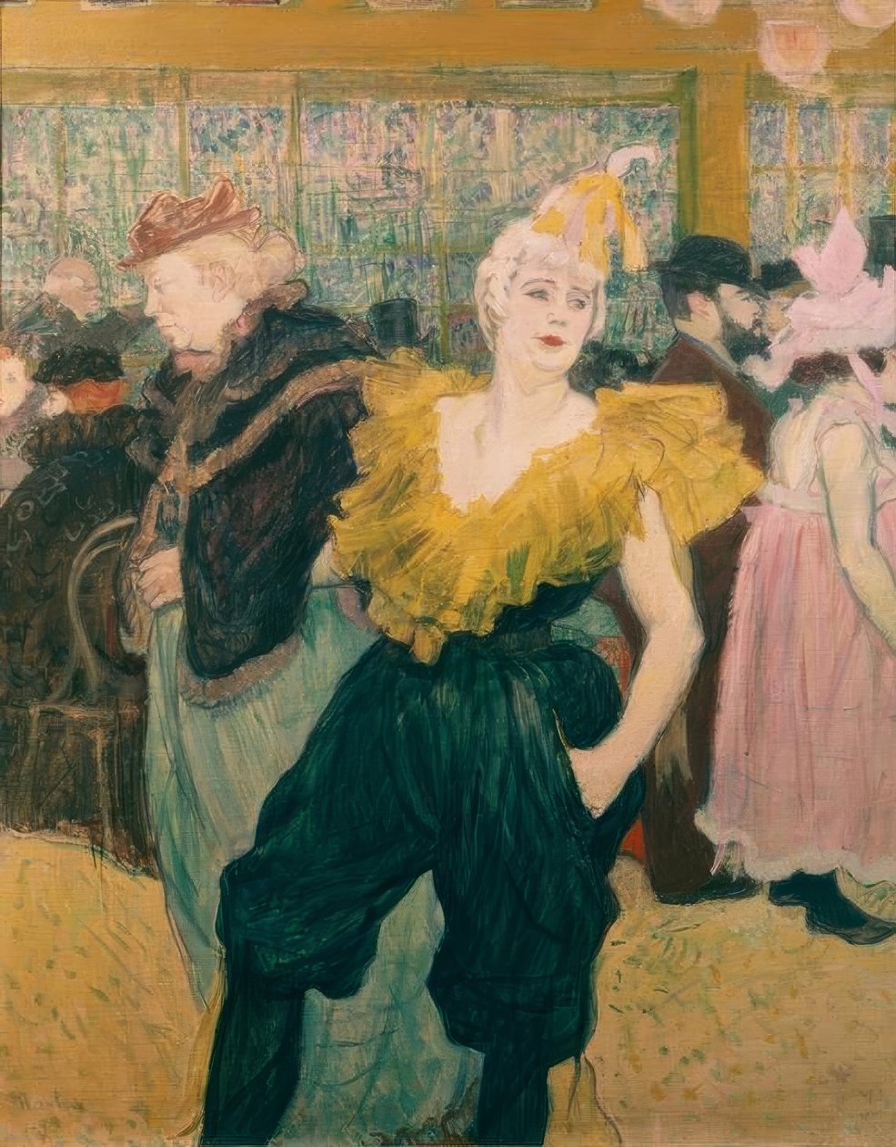 Die Clownesse Cha-U-Kao autorstwa Henri de Toulouse Lautrec