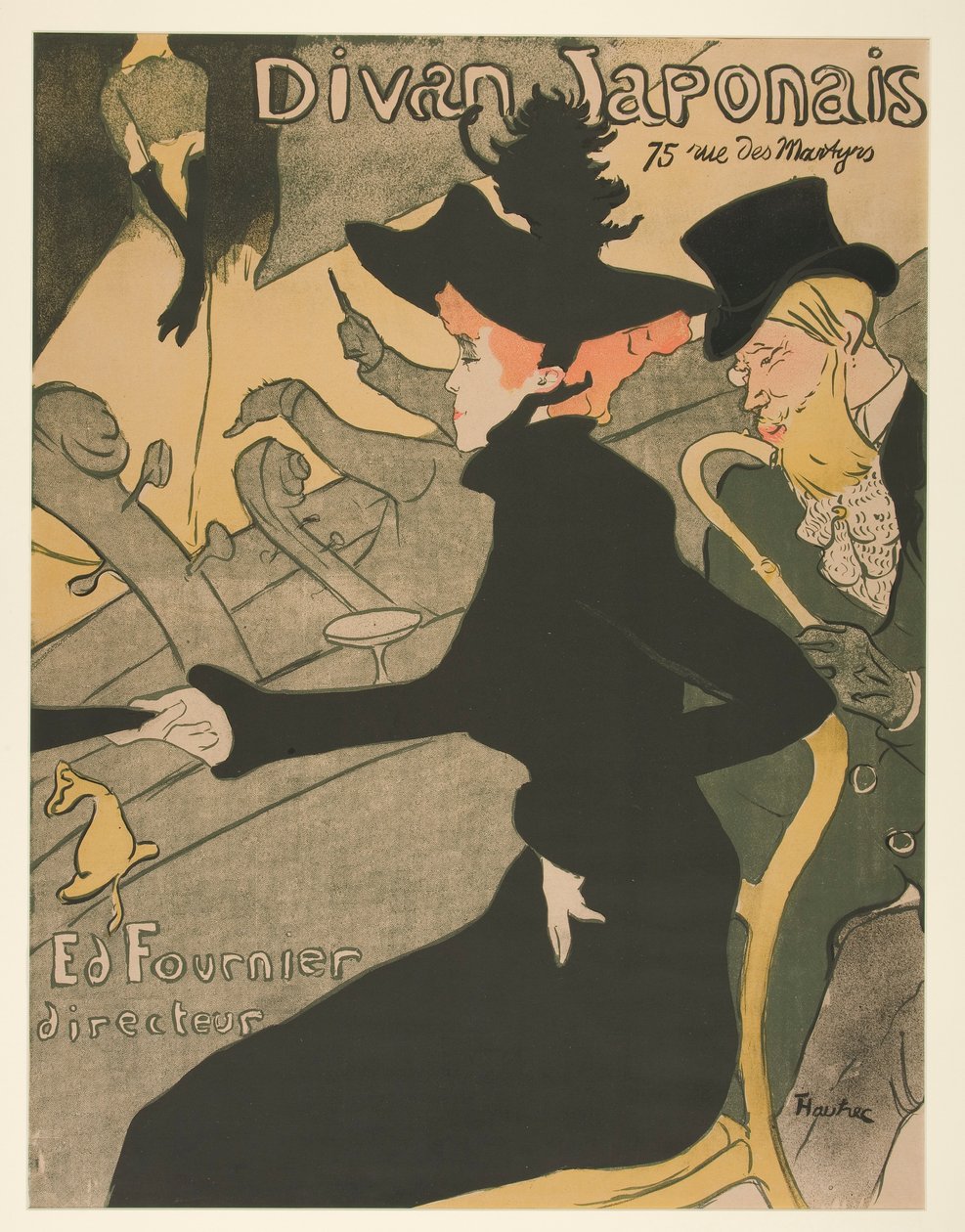 japońska kanapa autorstwa Henri de Toulouse Lautrec