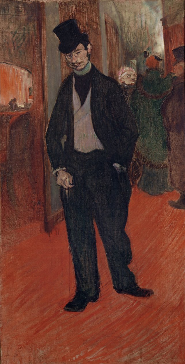 Doktor Gabriel Tapié de Céleyran w sali teatralnej, 1894 autorstwa Henri de Toulouse Lautrec
