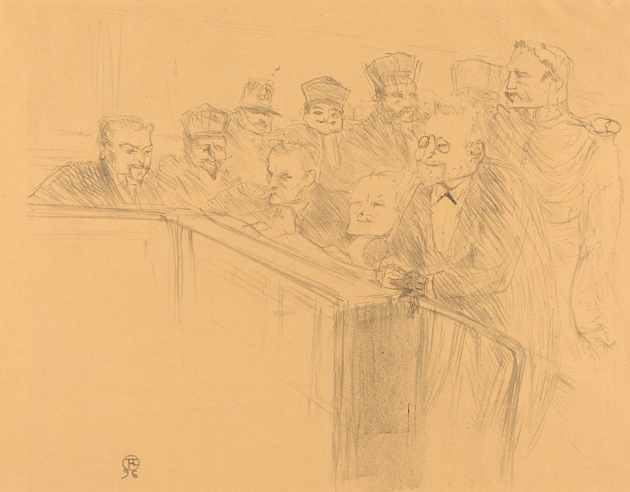 Osadzanie Dupas Osadzanie Dupas, 1896. autorstwa Henri de Toulouse Lautrec