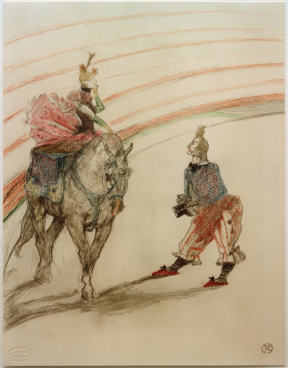 Giermek Panelu (Ona jest miła, młoda dama) autorstwa Henri de Toulouse Lautrec