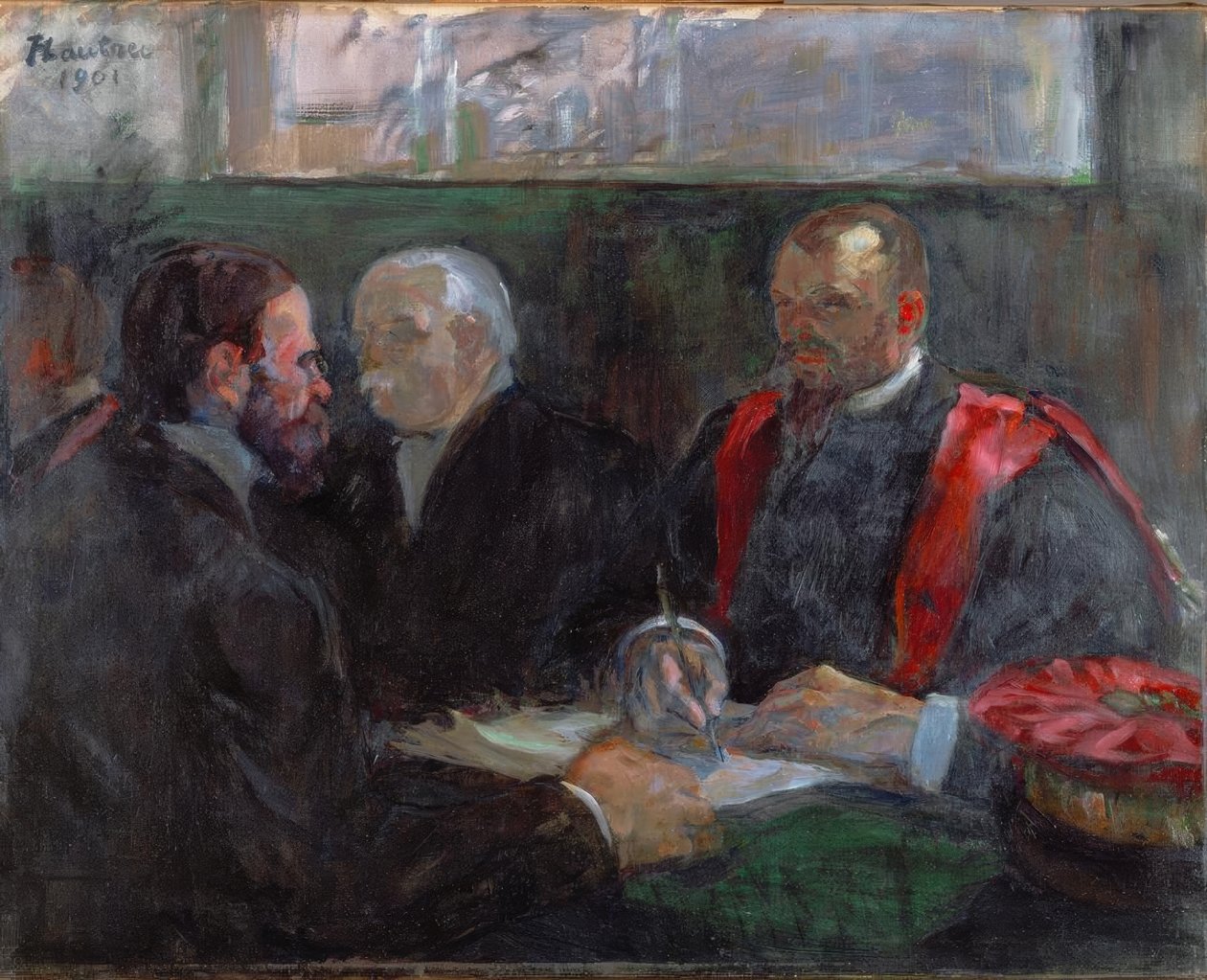 Absolwent Wydziału Lekarskiego w Paryżu autorstwa Henri de Toulouse Lautrec