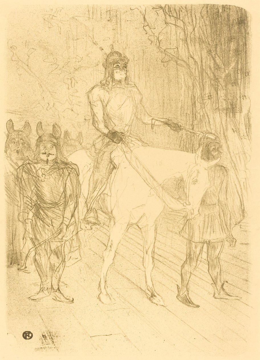 Wejście Brasseur w Chilperic Wejście Brasseur w Chilpéric, 1895. autorstwa Henri de Toulouse Lautrec