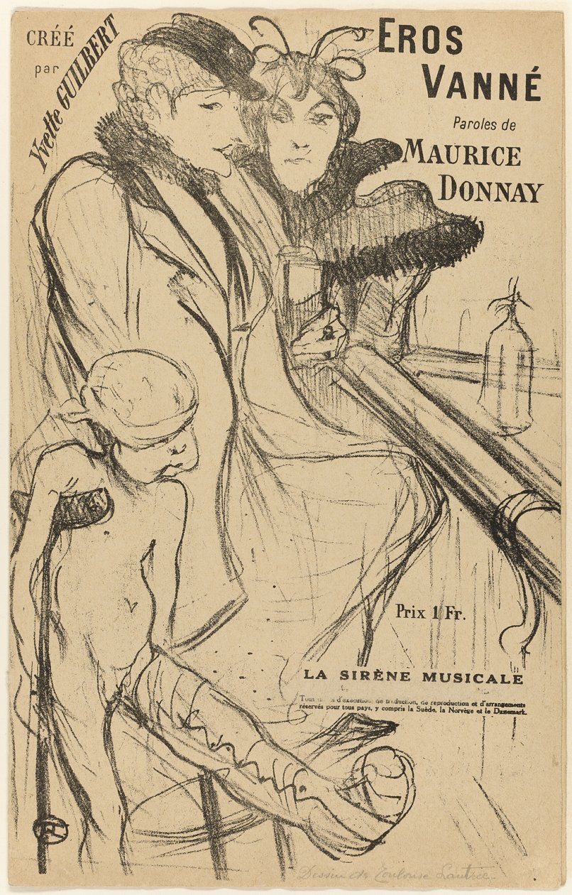 eros vanne autorstwa Henri de Toulouse Lautrec
