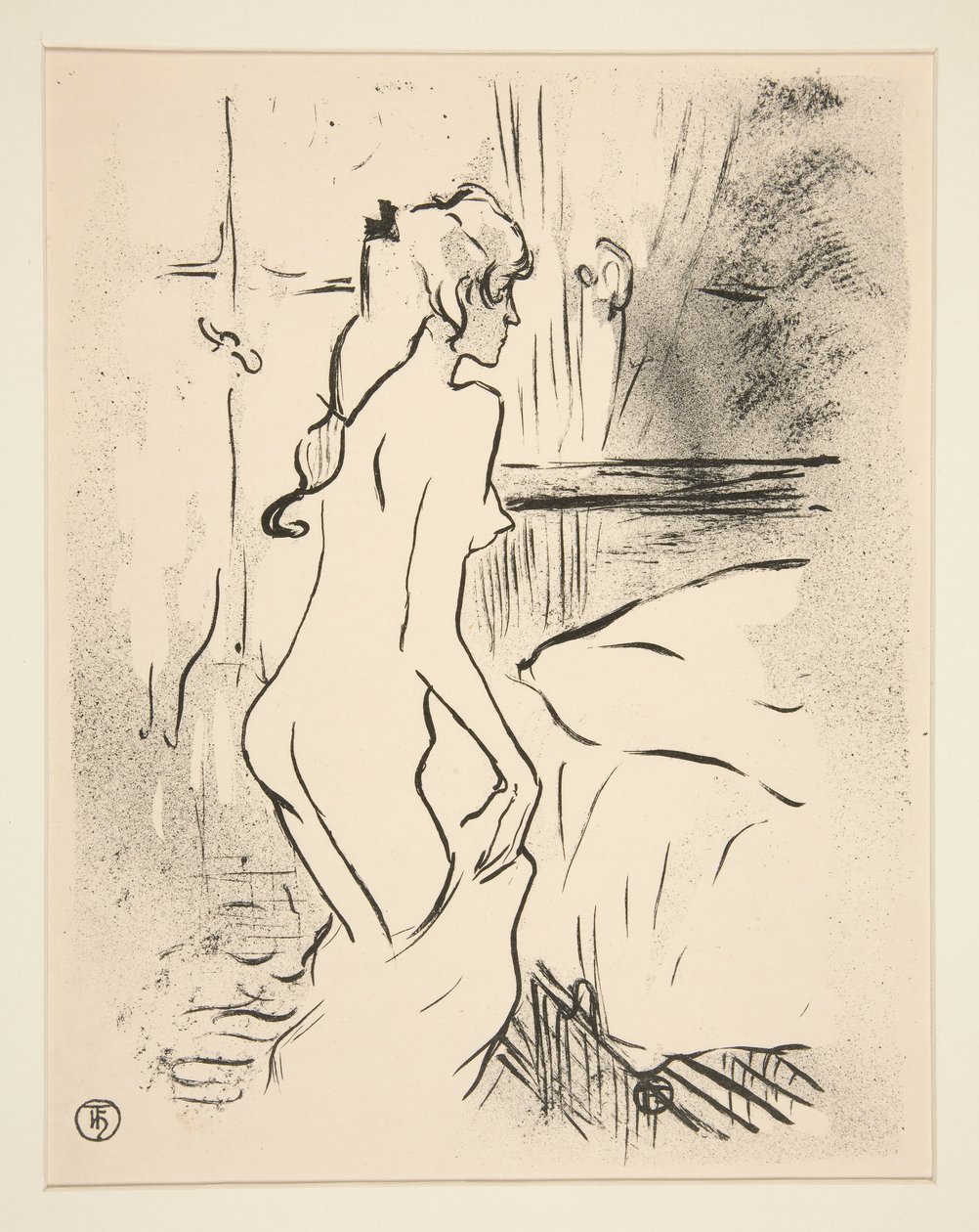 Etiuda de femme (Studium kobiety) autorstwa Henri de Toulouse Lautrec