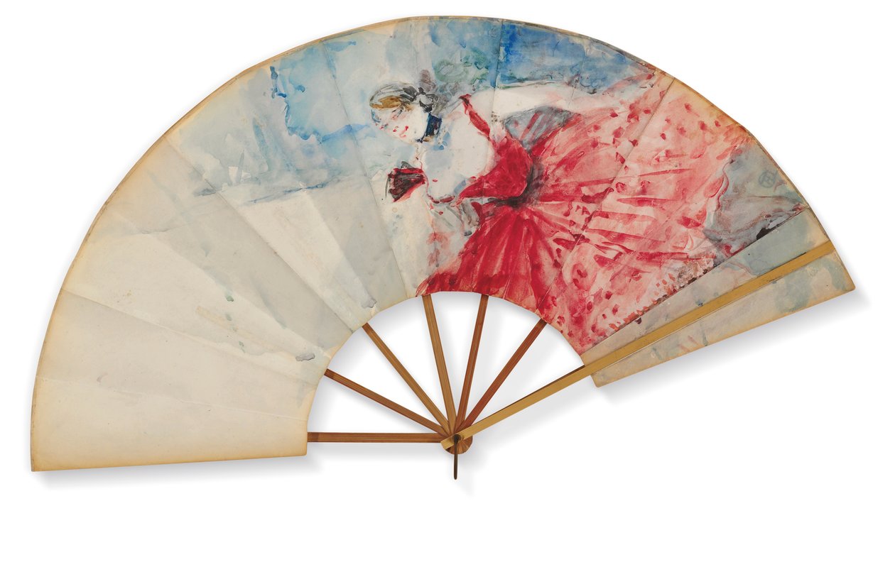 Eventail, ok. 1892 autorstwa Henri de Toulouse Lautrec