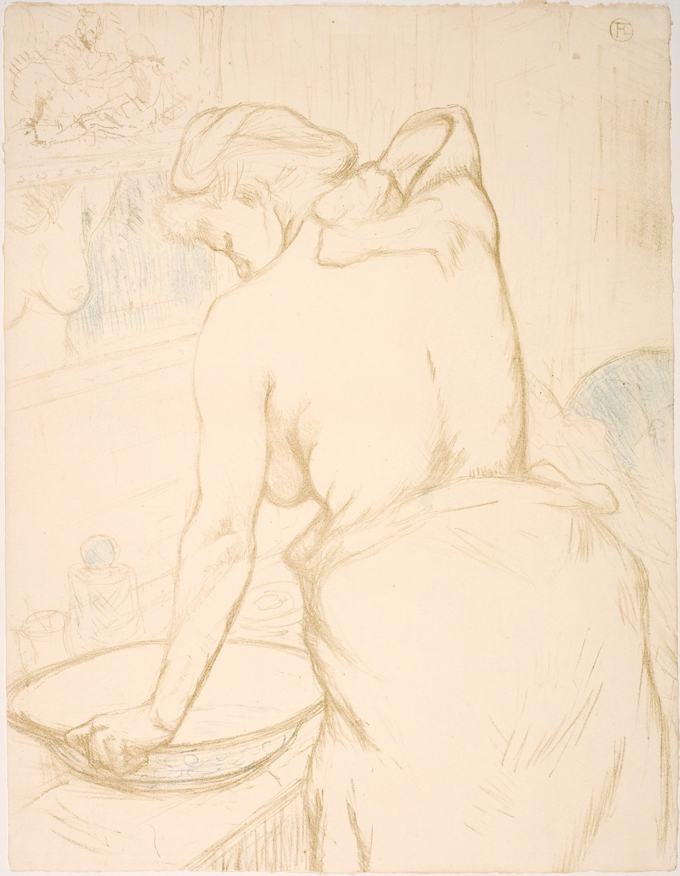 Kobieta myjąca się, toaleta autorstwa Henri de Toulouse Lautrec