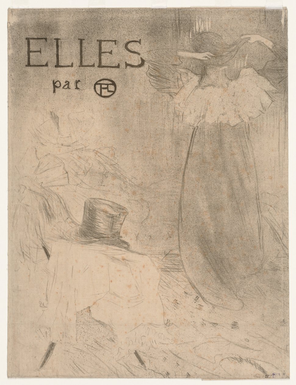 Folder do Frontyspisu Elles autorstwa Henri de Toulouse Lautrec