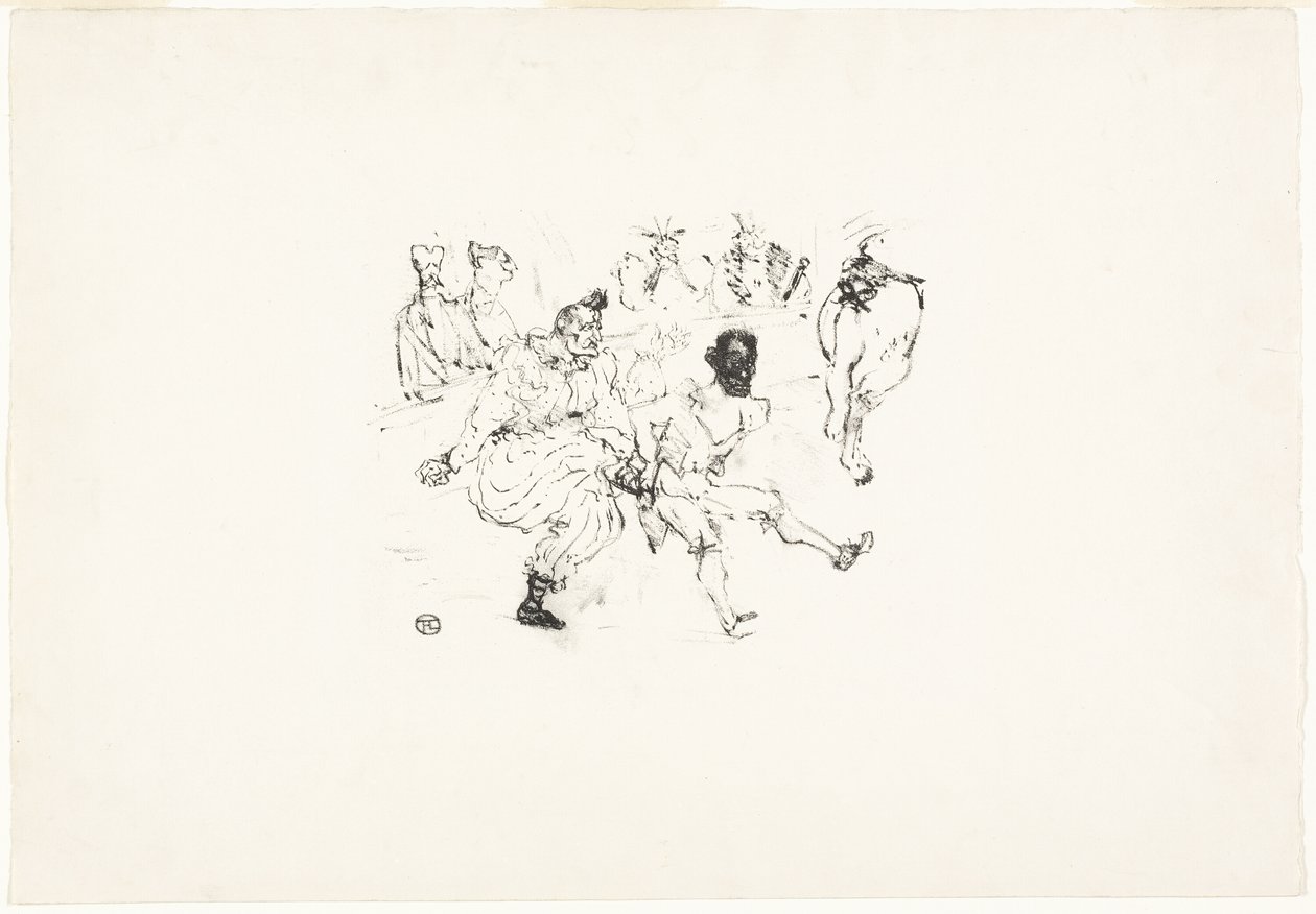 Footit i Chocolat autorstwa Henri de Toulouse Lautrec
