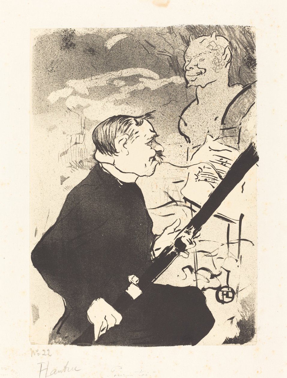 Dla Ciebie (Pour toi!...) autorstwa Henri de Toulouse Lautrec