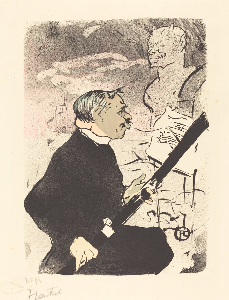 Dla Ciebie pour toi!..., 1893. autorstwa Henri de Toulouse Lautrec