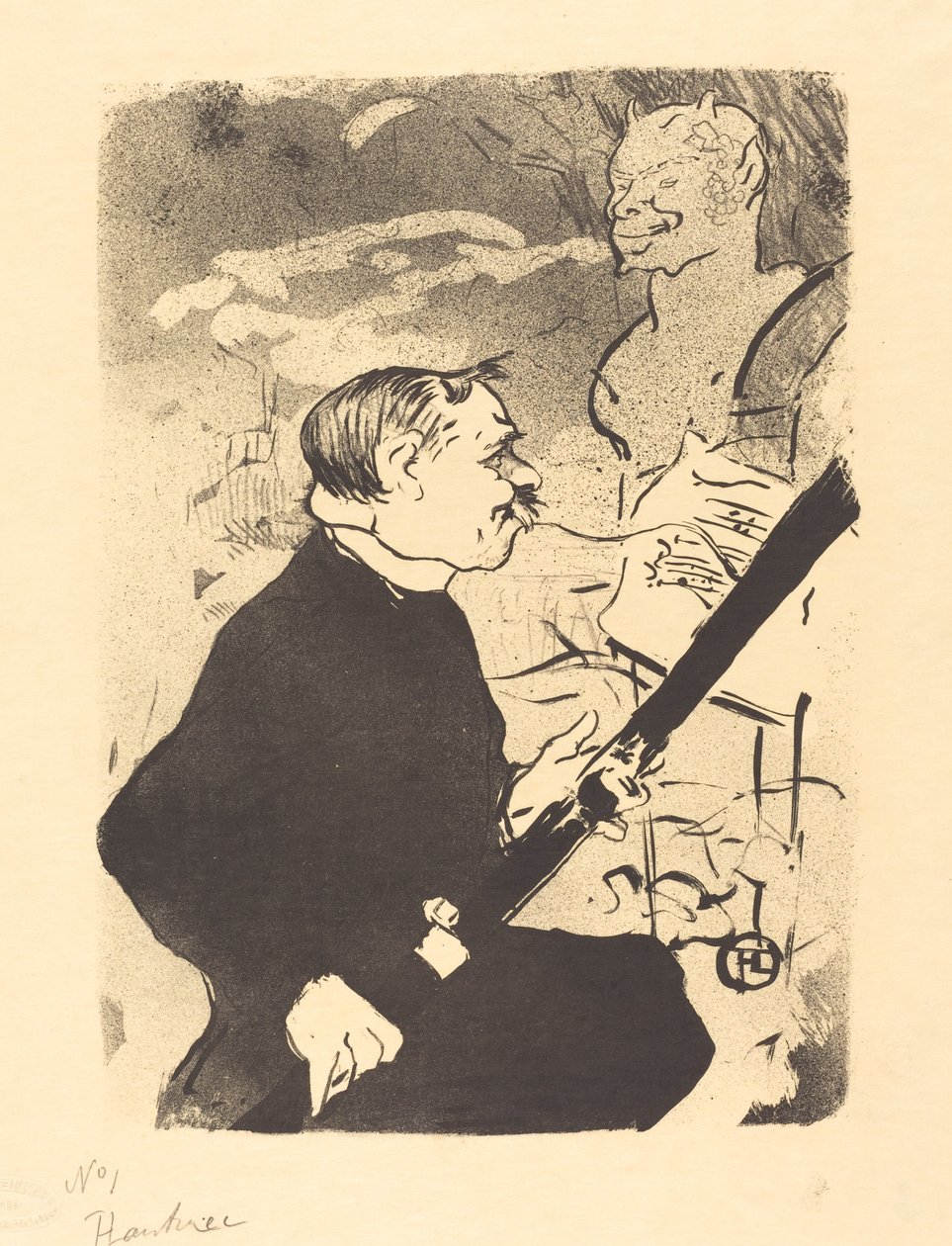 Dla Ciebie pour toi!..., 1893. autorstwa Henri de Toulouse Lautrec