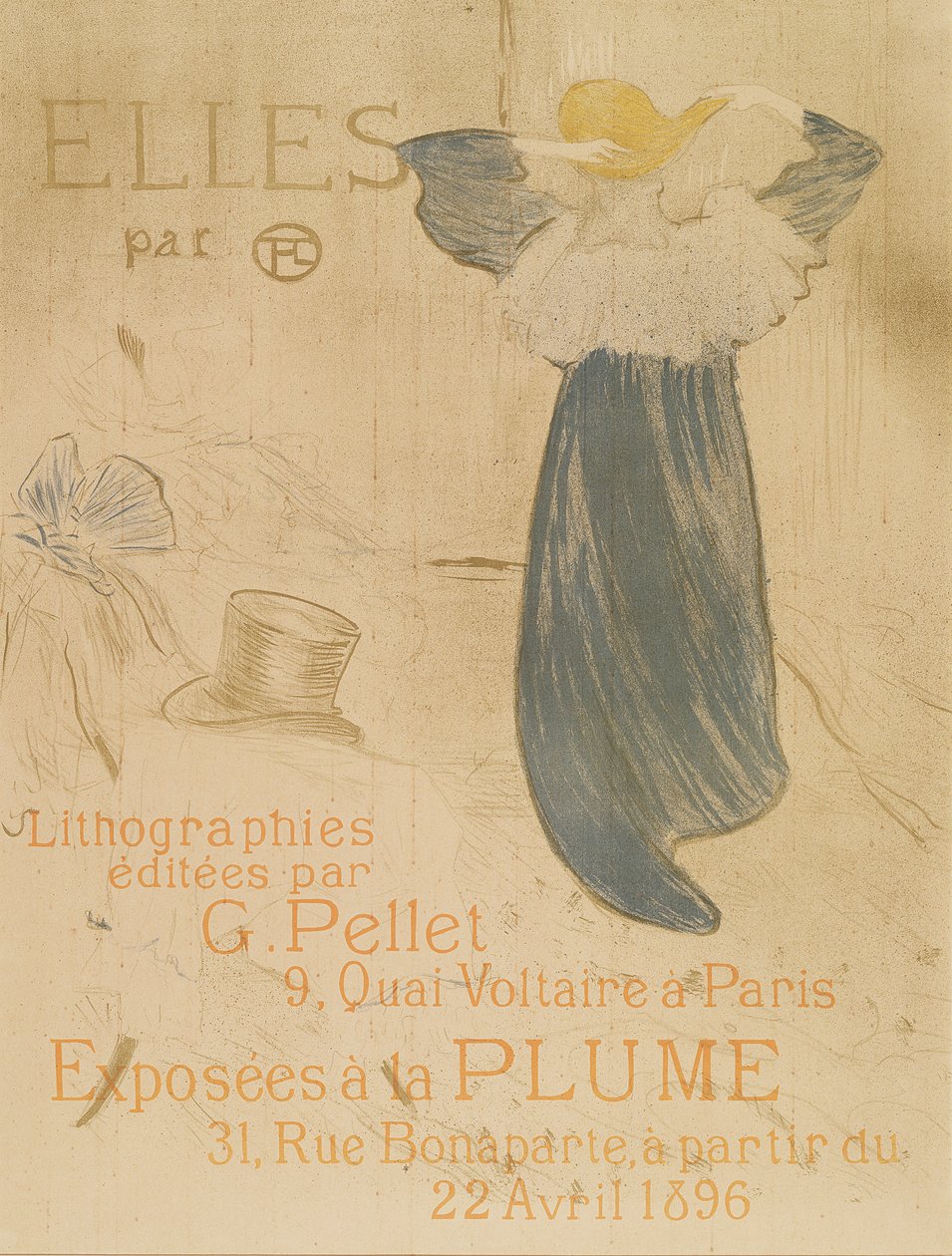 Frontyspis dla Elles, 1896 autorstwa Henri de Toulouse Lautrec
