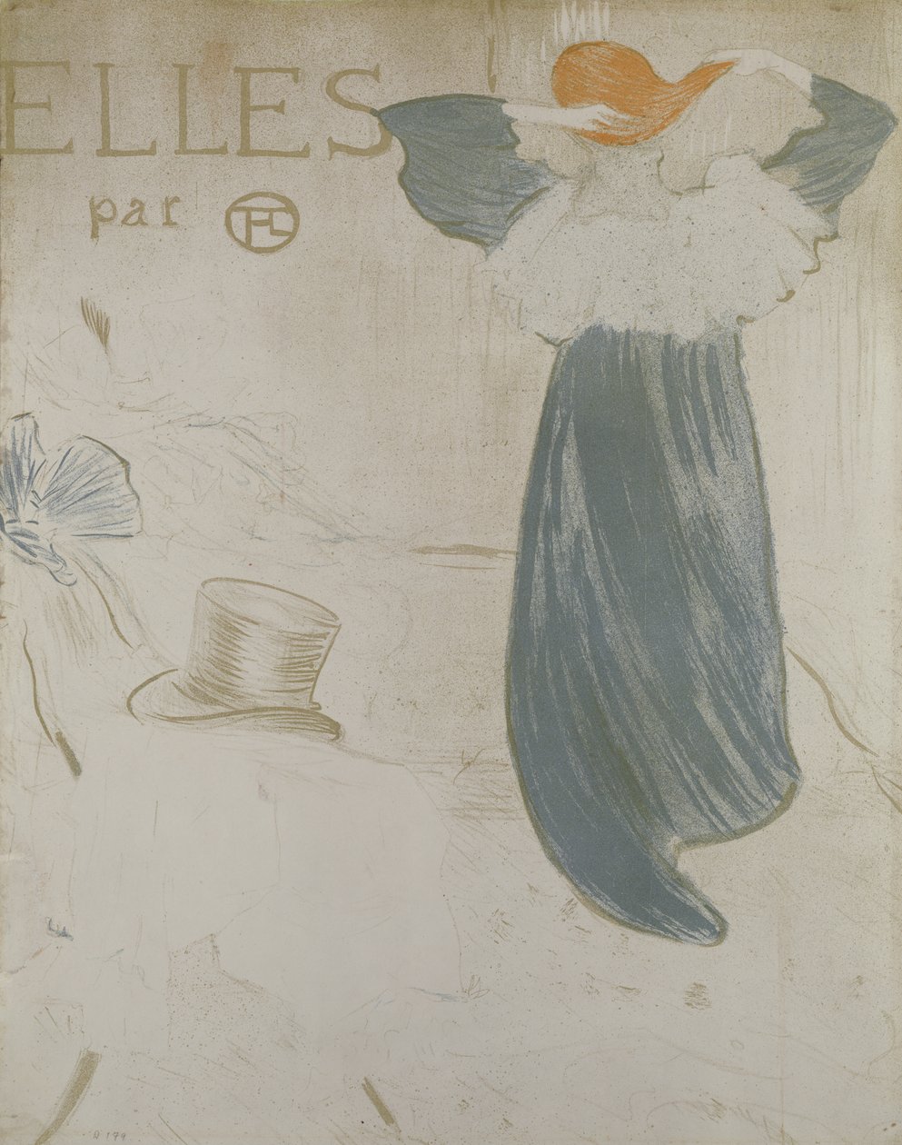 Frontyspis do „Elles”, 1896 autorstwa Henri de Toulouse Lautrec