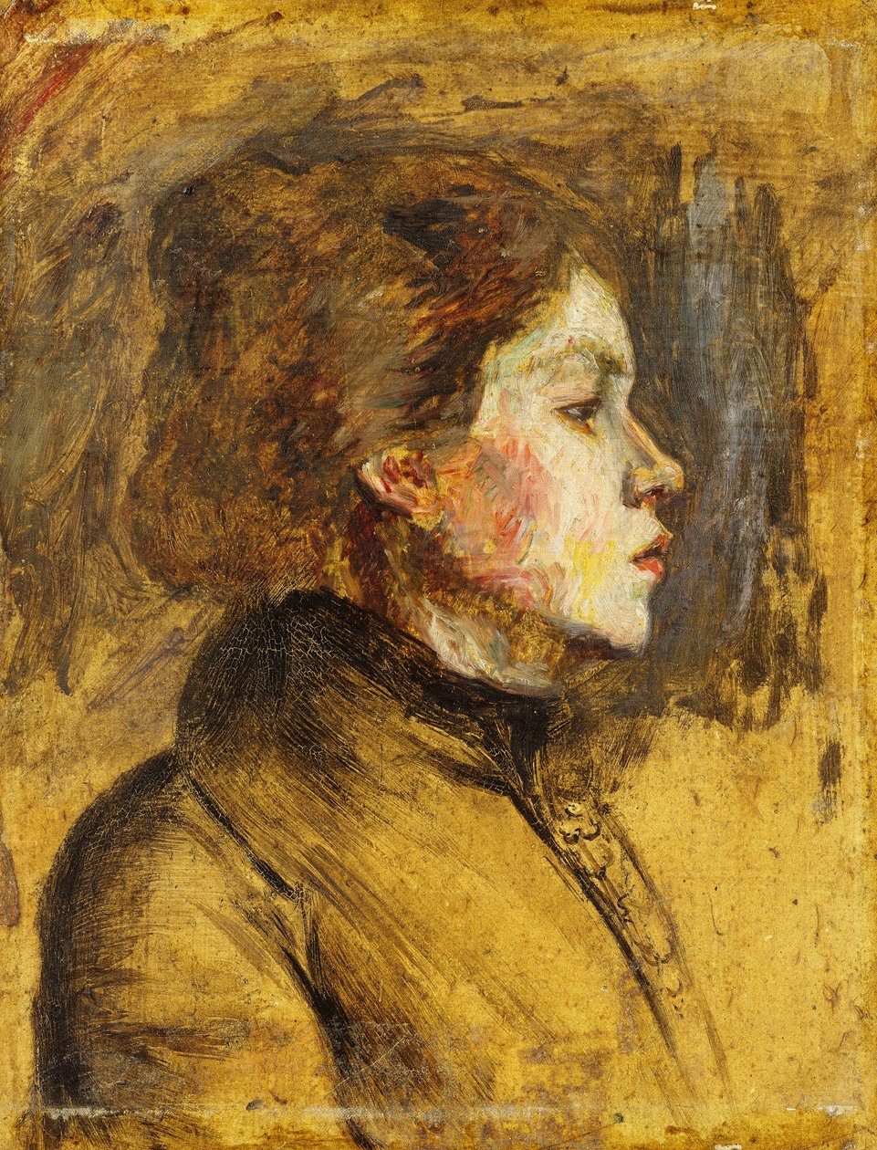 Głowa kobiety, 1899 autorstwa Henri de Toulouse Lautrec
