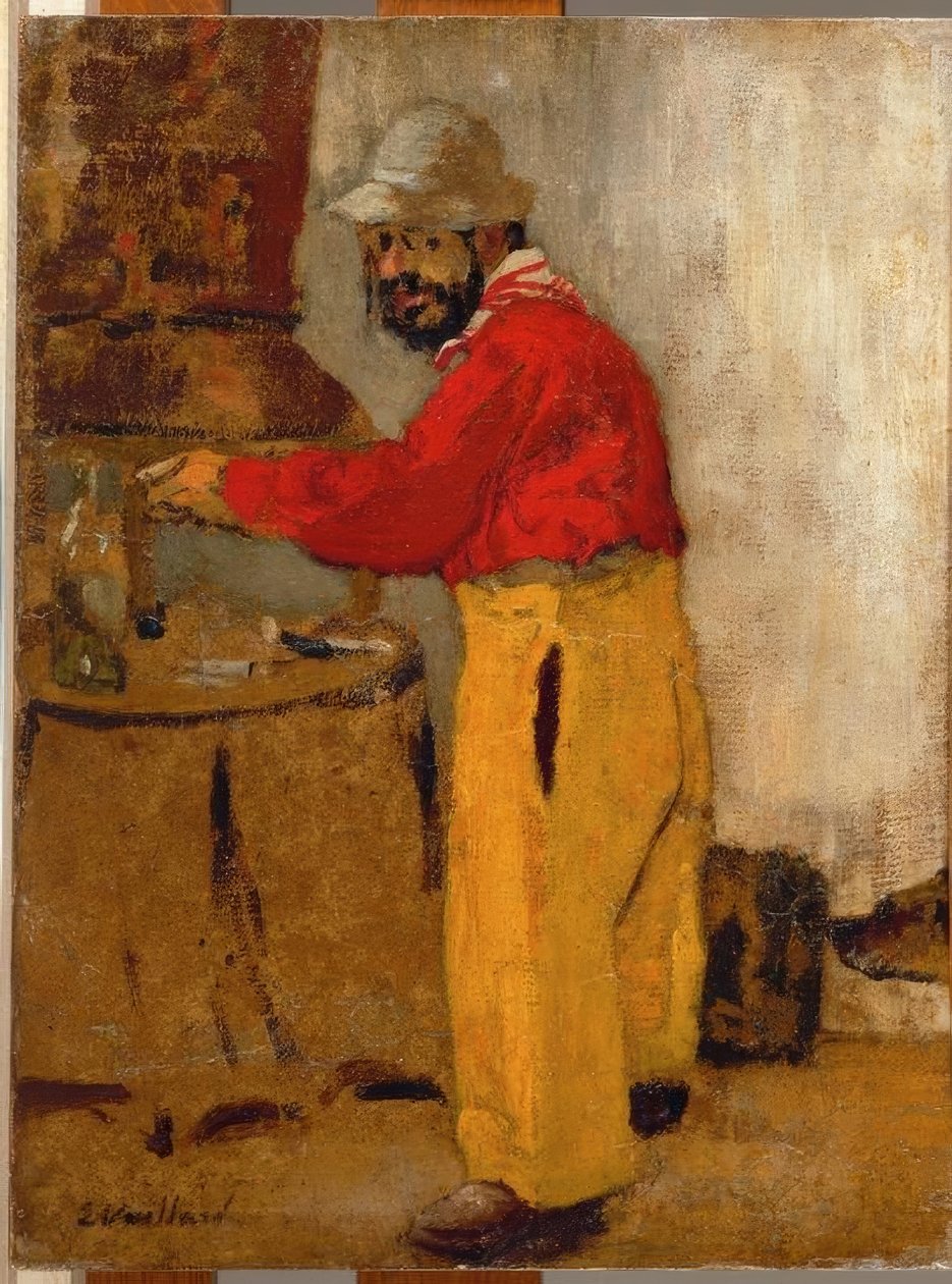 Henri de Toulouse-Lautrec, w Villeneuve sur Yonne, wśród Natansons autorstwa Henri de Toulouse Lautrec