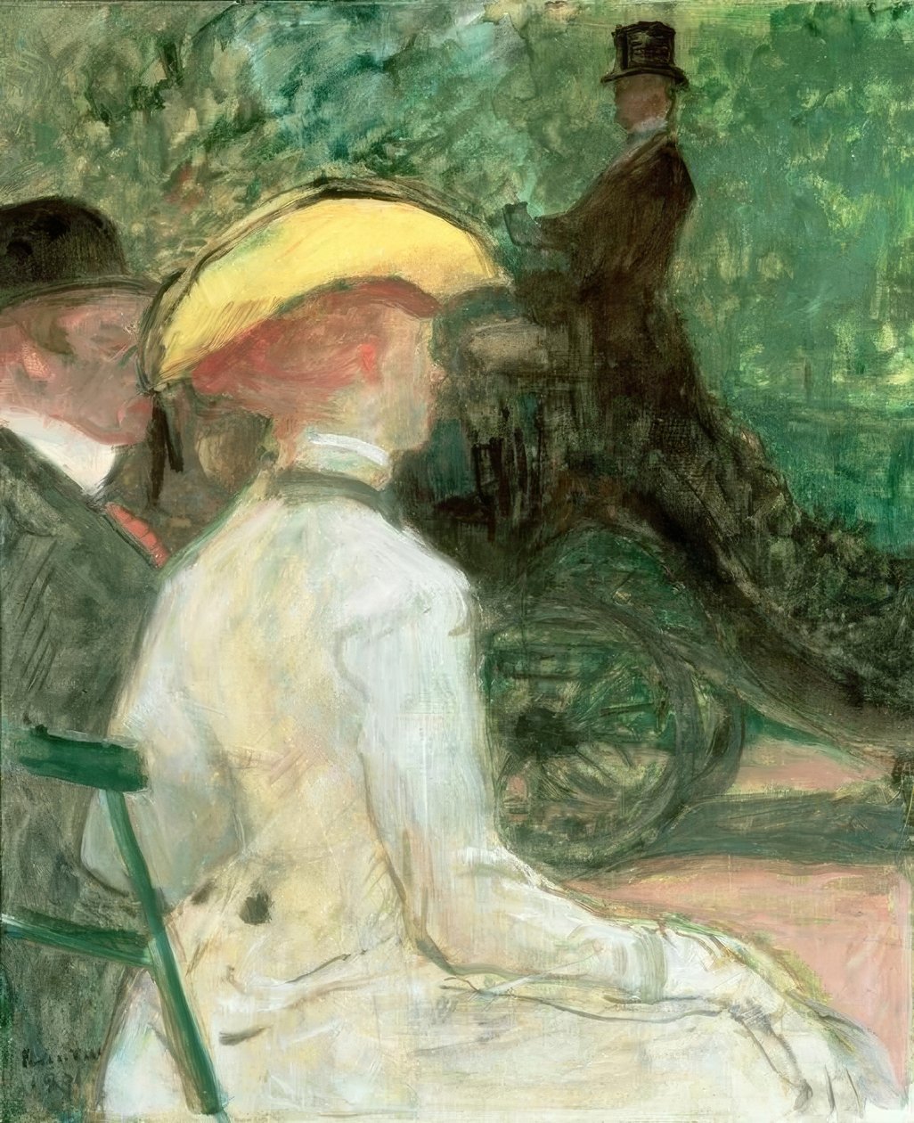 Im Bois de Boulogne autorstwa Henri de Toulouse Lautrec