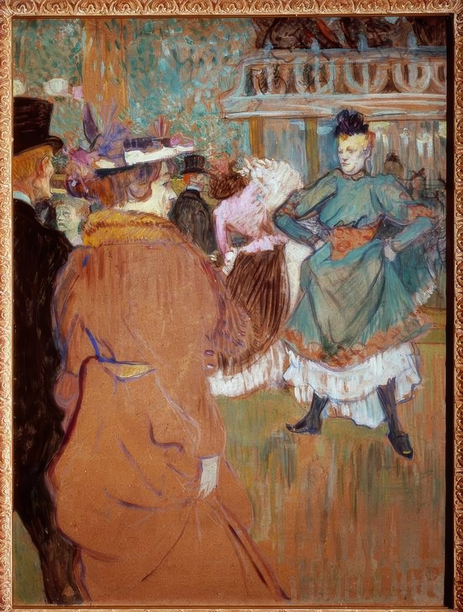 W Moulin Rouge: początek kadryla autorstwa Henri de Toulouse Lautrec