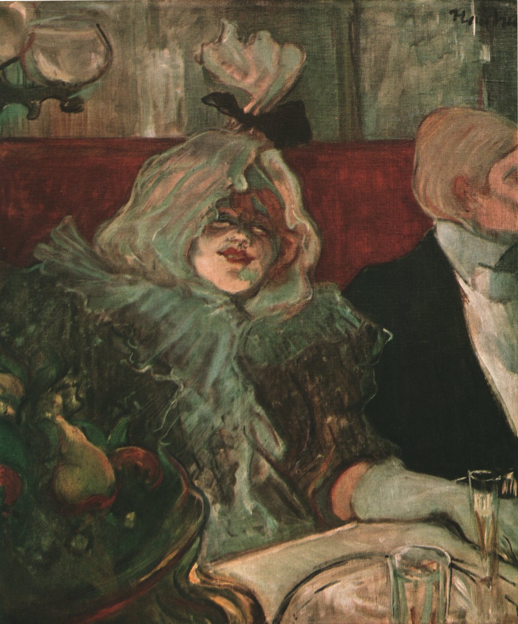 „W prywatnej jadalni w Rat Mort”, c1899, 1952. autorstwa Henri de Toulouse Lautrec